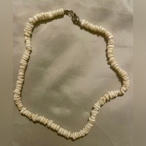 puka shell necklace vintage necklace natural shell
